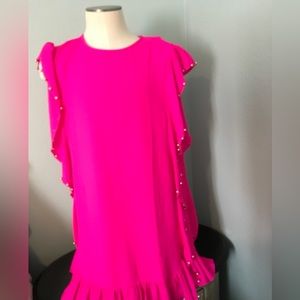 NWT Beautiful neon pink dress New Years Party Dress 💖